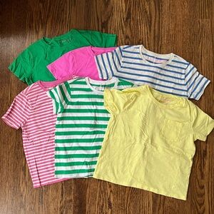 Jcrew Tee Bundle Size 10/11 (fits more like an 8 IMO)